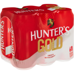 Hunter's Gold Can 440ml (6)