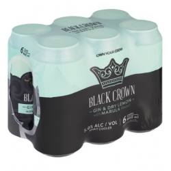 Black Crown Gin Cans 440ml (6)