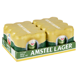 Amstel Lager Cans 500ml (24)
